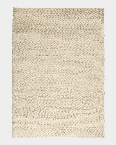 Calvin Klein Riverstone Hand-knotted Rug, 9' X 12' In Ivory