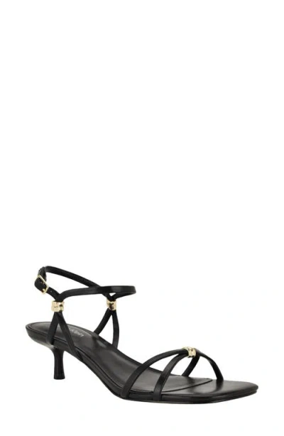 Calvin Klein Rivine Ankle Strap Sandal In Black