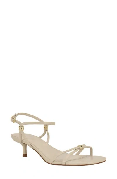 Calvin Klein Rivine Ankle Strap Sandal In White