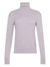 Calvin Klein Roll-neck Sweater In Pink