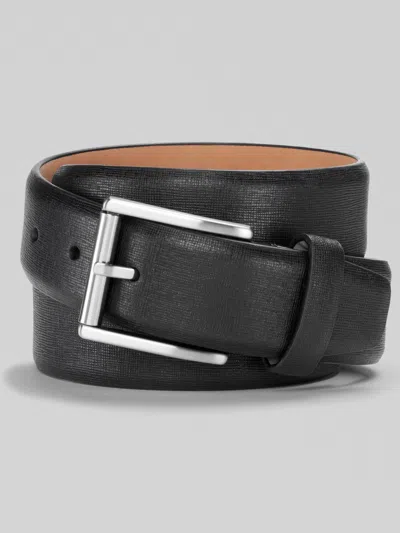 Calvin Klein Roller Belt In Burgundy