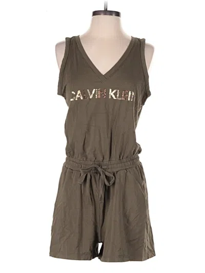 Pre-owned Calvin Klein Romper In Brown