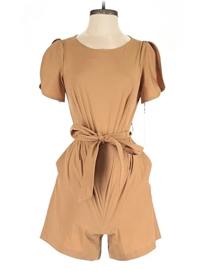Calvin Klein Romper In Brown