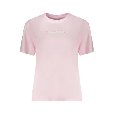 Calvin Klein Rosa Cotton Women T-shirt In Pink