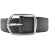 Calvin Klein Round Buckle Belt Black In Black