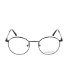 Calvin Klein Round Frame Glasses In Black