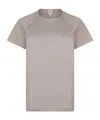 Calvin Klein Round Neck Short Sleeve T-shirt In Nude