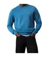 Calvin Klein Round-neck Sweatshirt In Blue