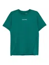 Calvin Klein Round Neck T-shirt In Green