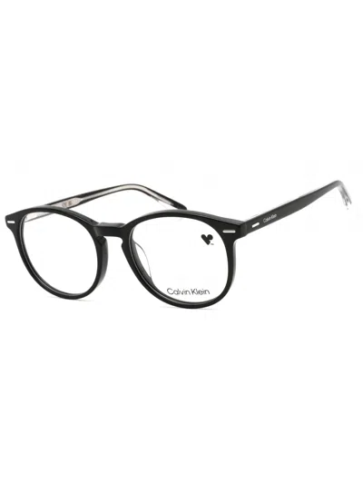 Calvin Klein Round Unisex Eyeglasses - Ck22504 In Black