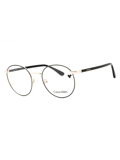 Calvin Klein Round Unisex Eyeglasses - Ck2316n Style In Black