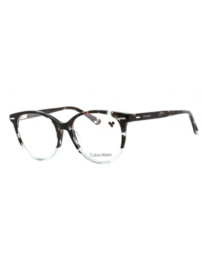 Calvin Klein Round Women's Eyeglasses - Ck21710 In Black