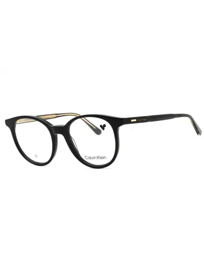 Calvin Klein Round Women's Eyeglasses - Ck24543 Mini Design In Black