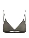 Calvin Klein Ruby Triangle Bra In Gray