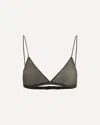 Calvin Klein Ruby Triangle Bra In Gray