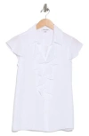 Calvin Klein Ruffle Cap Sleeve Top