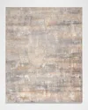 Calvin Klein Rush Blue/beige Power-loomed Rug, 10' X 14'
