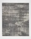 Calvin Klein Rush Grey/beige Power-loomed Rug, 10' X 14' In Multi