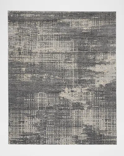 Calvin Klein Rush Grey/beige Power-loomed Rug, 10' X 14'