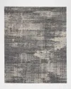 Calvin Klein Rush Grey/beige Power-loomed Rug, 8' X 10' In Multi