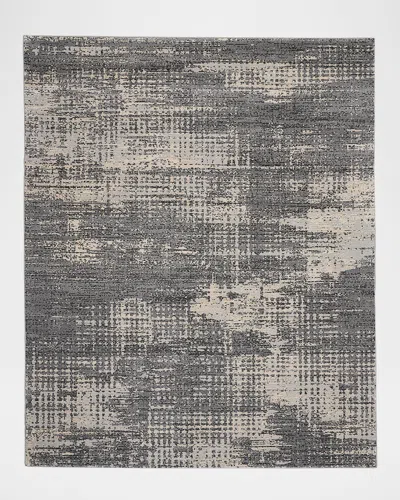 Calvin Klein Rush Grey/beige Power-loomed Rug, 8' X 10'