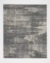 Calvin Klein Rush Grey/beige Power-loomed Rug, 9' X 12' In Multi