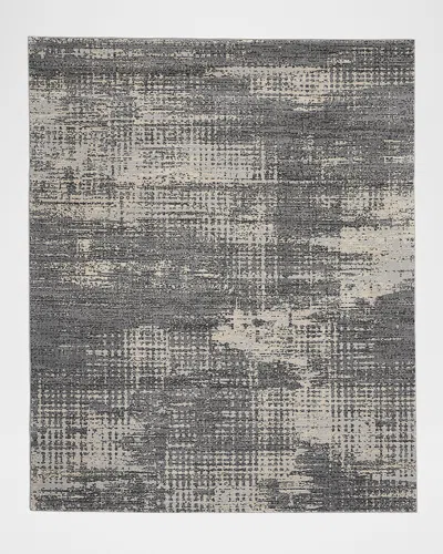 Calvin Klein Rush Grey/beige Power-loomed Rug, 9' X 12'