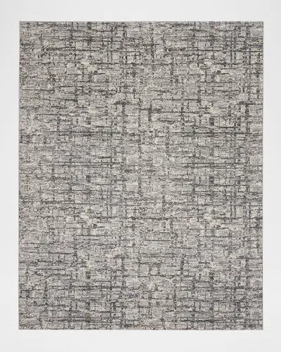Calvin Klein Rush Ivory/grey Power-loomed Rug, 8' X 10'