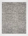 Calvin Klein Rush Ivory/grey Power-loomed Rug, 9' X 12'