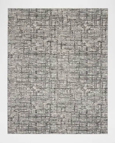 Calvin Klein Rush Ivory/grey Power-loomed Rug, 9' X 12'