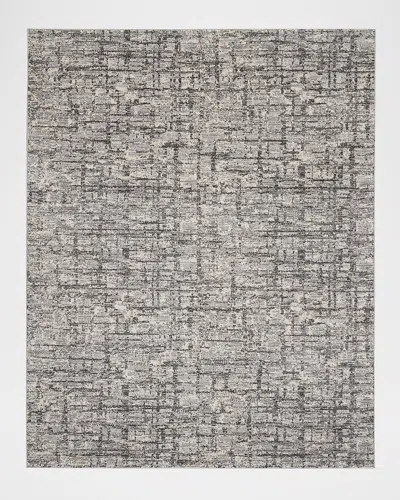Calvin Klein Rush Ivory/grey Power-loomed Rug In Gray