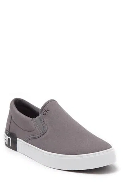 Calvin Klein Ryor Slip-on Sneaker In Gray