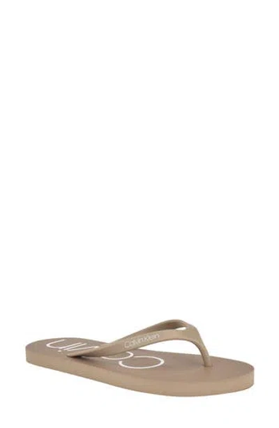 Calvin Klein Salma Flip Flop In Multi