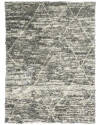 Calvin Klein San Antonio Moroccan Indoor Wool-blend Area Rug In Charcoal