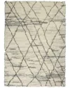 Calvin Klein San Antonio Moroccan Indoor Wool-blend Area Rug In Ivory