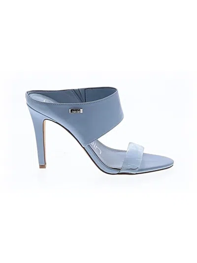 Pre-owned Calvin Klein Sandals In Blue