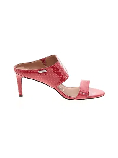 Pre-owned Calvin Klein Sandals In Red