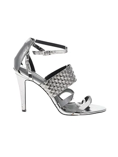 Pre-owned Calvin Klein Sandals In Silver