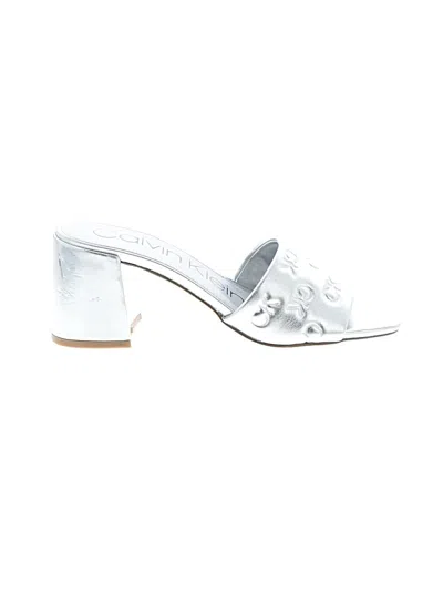 Pre-owned Calvin Klein Sandals In White