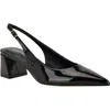 Calvin Klein Sarra Slingback Pointed Toe Pump In Black