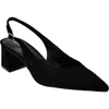 Calvin Klein Sarra Slingback Pointed Toe Pump In Black