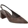 Calvin Klein Sarra Slingback Pointed Toe Pump In Brown