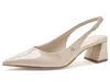 Calvin Klein Sarra Slingback Pointed Toe Pump In White