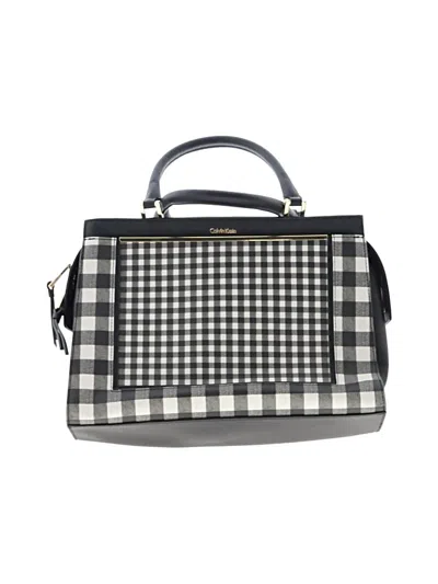 Pre-owned Calvin Klein Satchel In Black