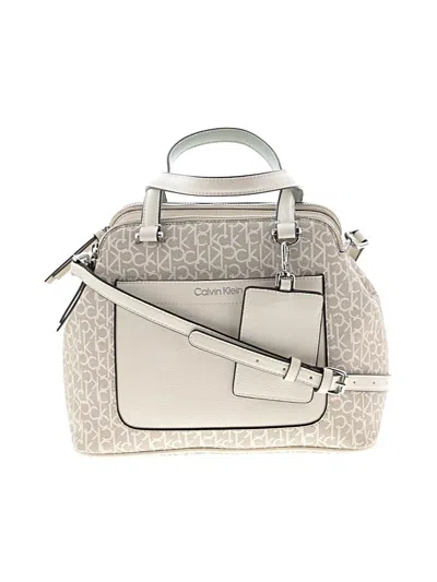 Calvin Klein Satchel In Brown