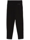 Calvin Klein Satin Ck Tailored Sweatpant Clothing In Black