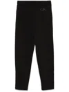 Calvin Klein Satin-ck Tailored Sweatpants In Black