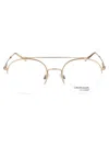 Calvin Klein Satin Light Gold Metal Optical Glasses