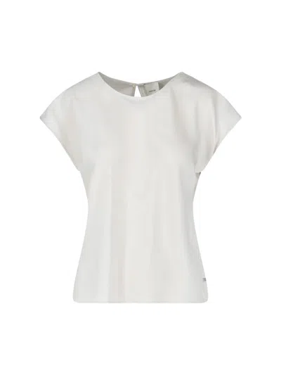 Calvin Klein Satin Top In White