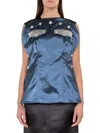 CALVIN KLEIN CALVIN KLEIN SATIN TOP WITH BUTTONS
